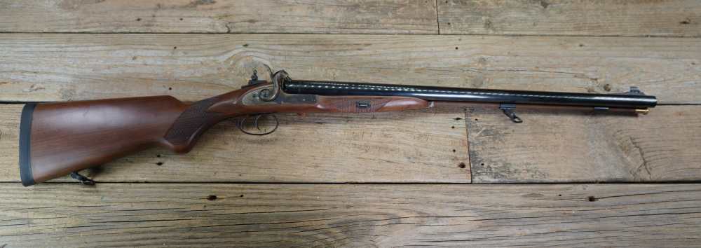 Pedersoli SxS Kodiak double barrel rifle MKVI 58 caliber rifled barrels-img-1