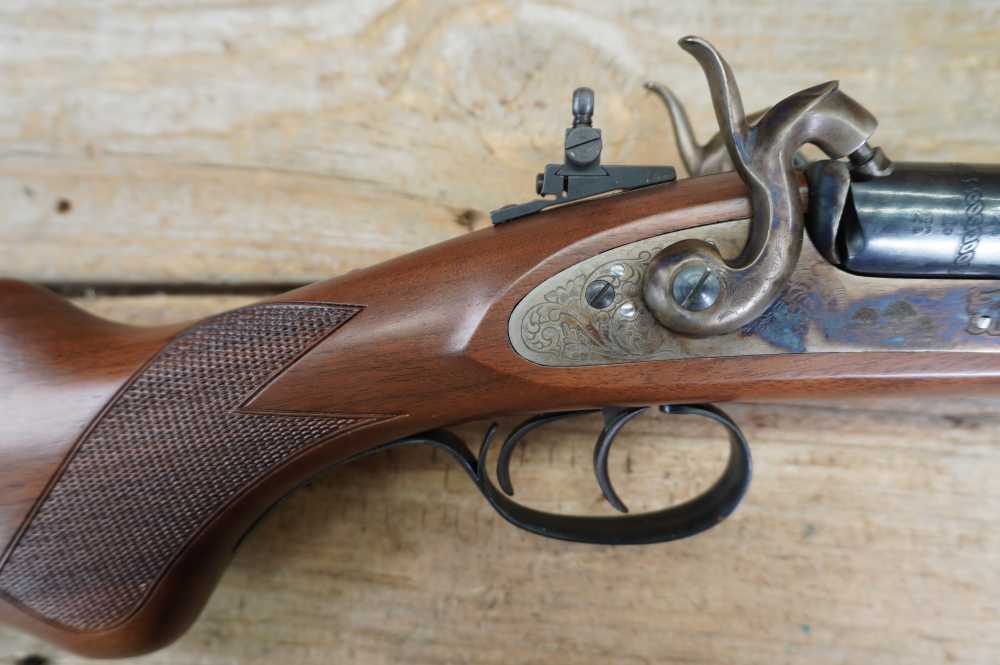 Pedersoli SxS Kodiak double barrel rifle MKVI 58 caliber rifled barrels-img-6
