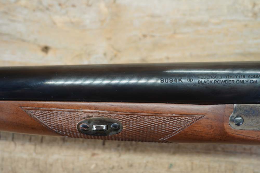 Pedersoli SxS Kodiak double barrel rifle MKVI 58 caliber rifled barrels-img-28