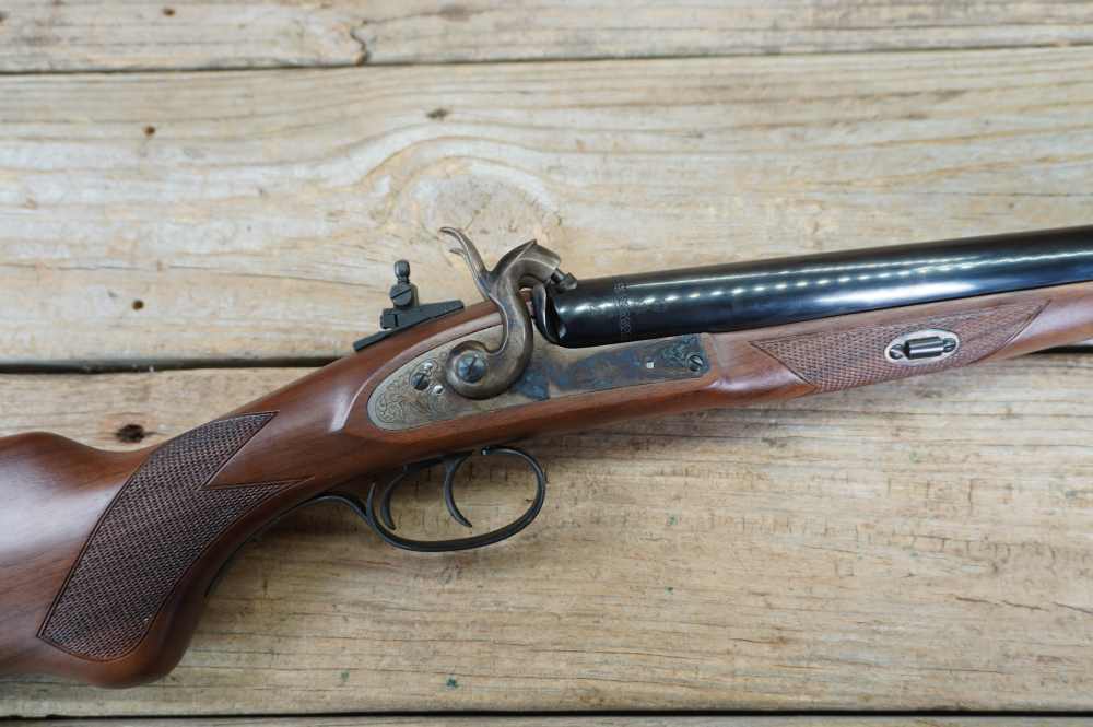 Pedersoli SxS Kodiak double barrel rifle MKVI 58 caliber rifled barrels-img-60
