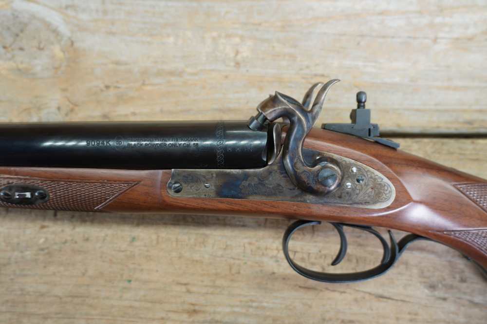 Pedersoli SxS Kodiak double barrel rifle MKVI 58 caliber rifled barrels-img-23