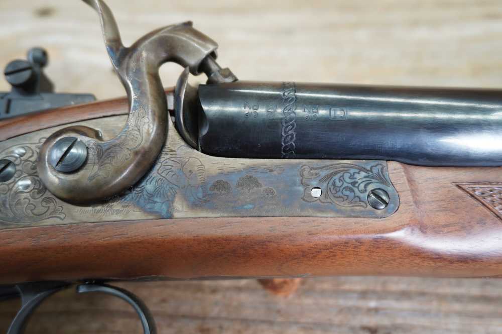 Pedersoli SxS Kodiak double barrel rifle MKVI 58 caliber rifled barrels-img-10