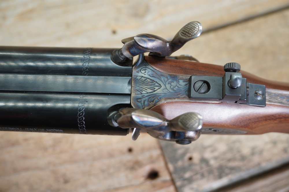 Pedersoli SxS Kodiak double barrel rifle MKVI 58 caliber rifled barrels-img-39
