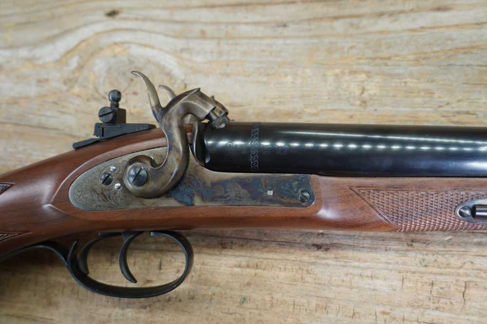 Pedersoli SxS Kodiak double barrel rifle MKVI 58 caliber rifled barrels-img-11