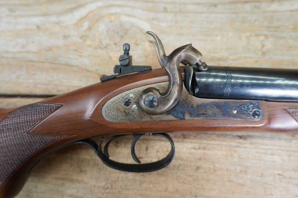 Pedersoli SxS Kodiak double barrel rifle MKVI 58 caliber rifled barrels-img-7