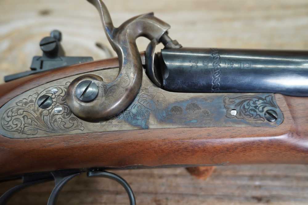 Pedersoli SxS Kodiak double barrel rifle MKVI 58 caliber rifled barrels-img-9