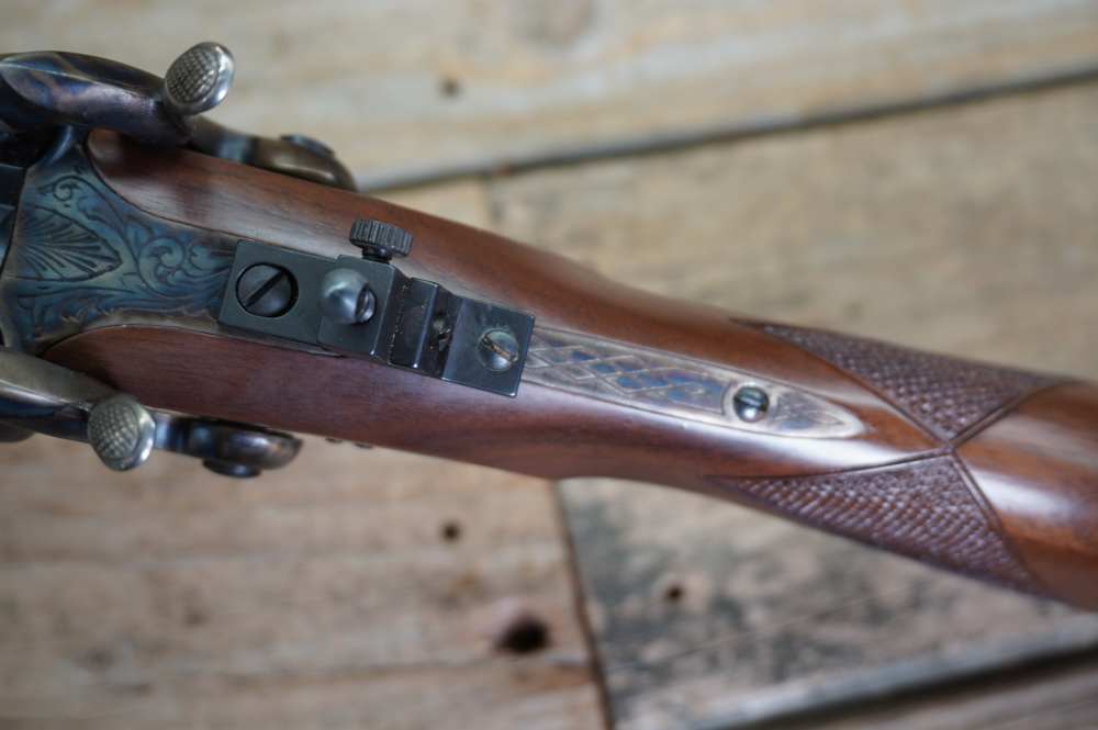 Pedersoli SxS Kodiak double barrel rifle MKVI 58 caliber rifled barrels-img-37