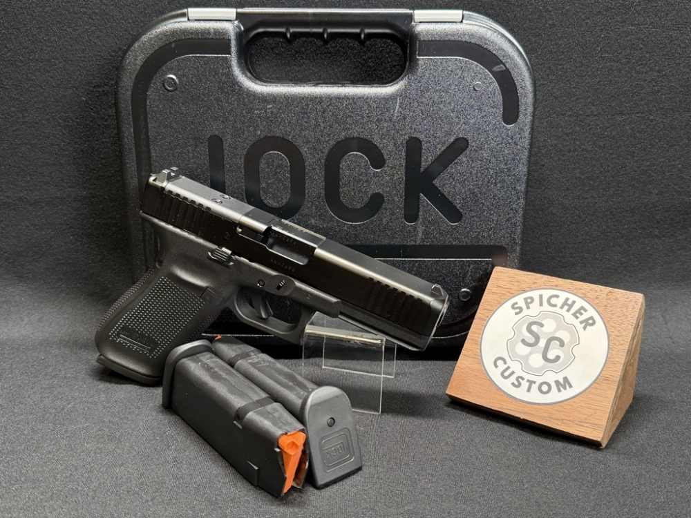 Glock 21 Gen5 MOS .45 ACP Optic Ready Pistol Purple Label - 3 Mags & Case-img-0