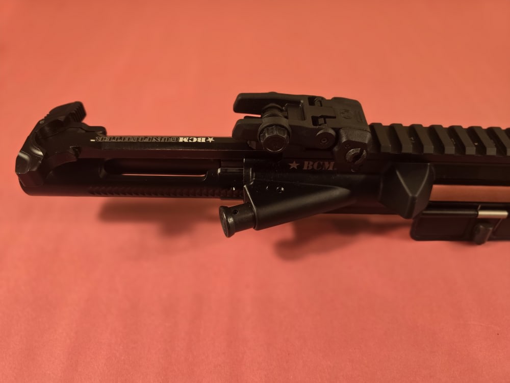 BCM 5.56mm Upper 14.5in Pin& Weld with a War Comp Closed Tine Flash Hider.-img-2