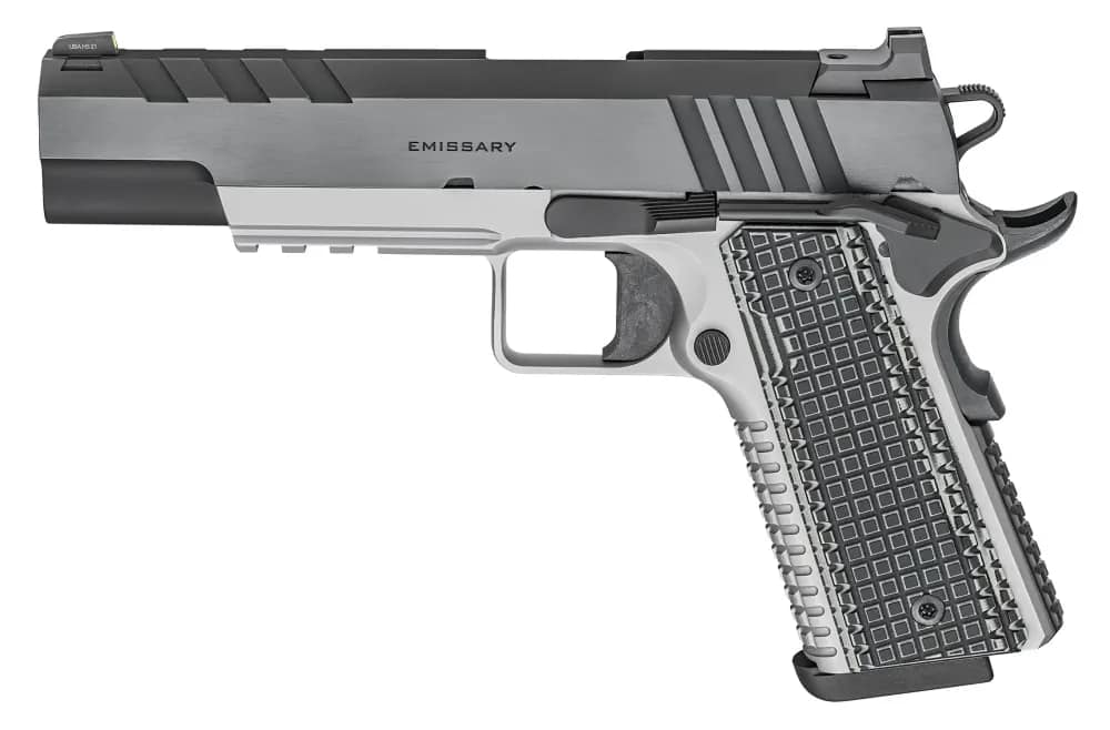 SPRINGFIELD 1911 EMISSARY Handgun 9m 9R Forged Frame Match Barrel Picatinny-img-3
