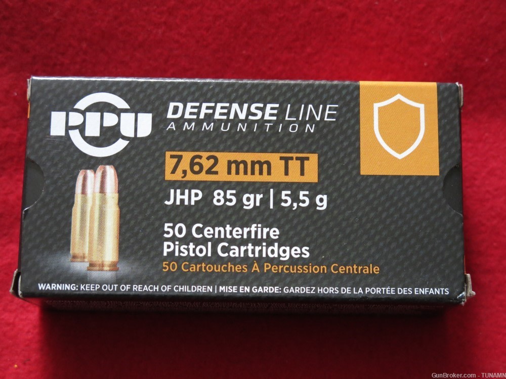 Prvi Partizan Handgun Defense, 7.62X25 Tokarev, 85Grain, Jacketed Hollow PT-img-5