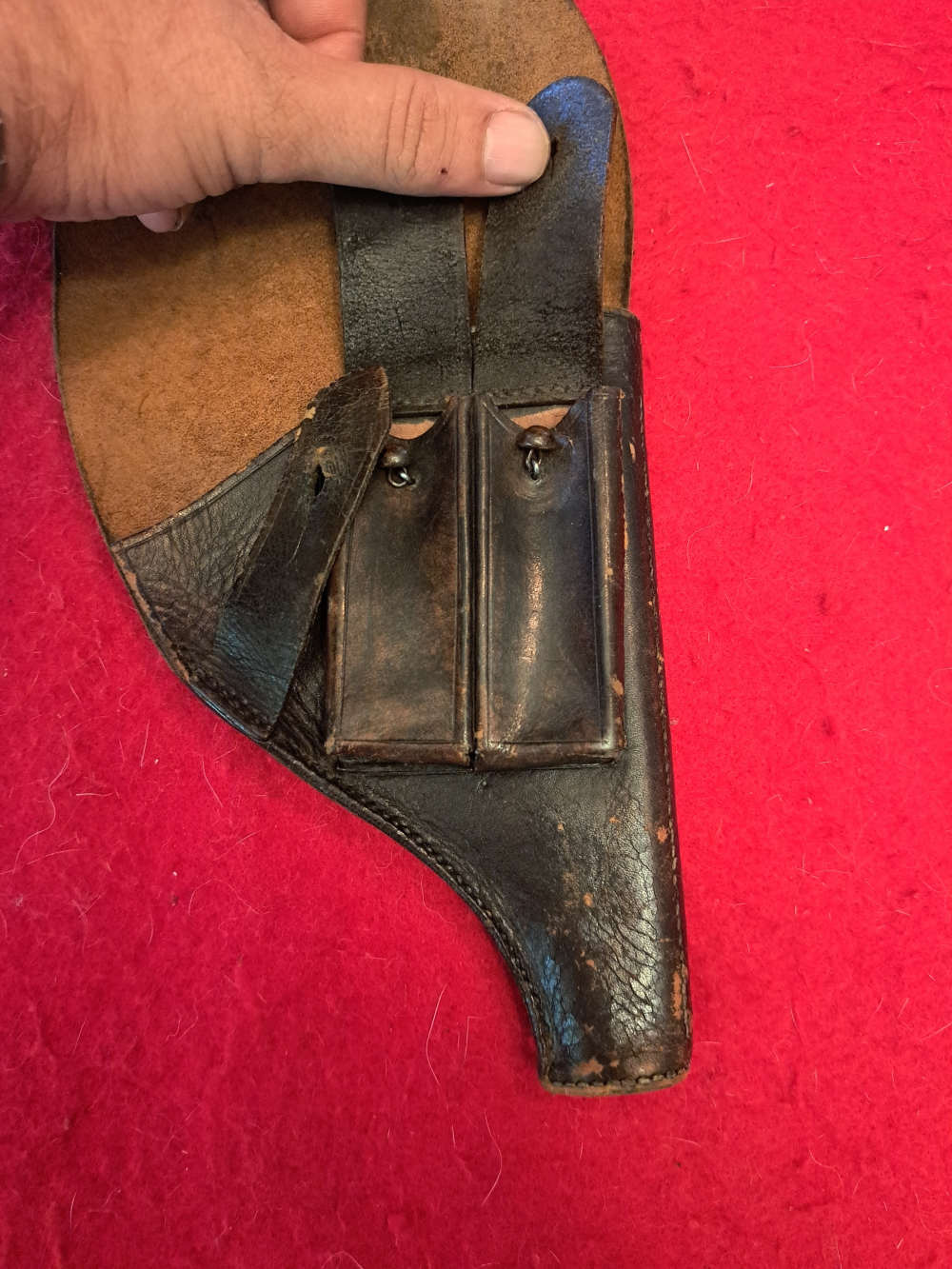 Rare WWI Portuguese Savage 1907 Holster-img-3