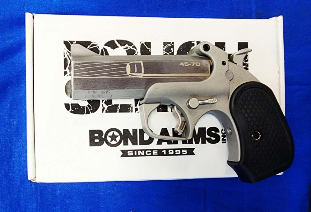 BRAND NEW BOND ARMS CYCLOPS .45-70 GOV'T 4.25" STAINLESS DERRINGER-img-1