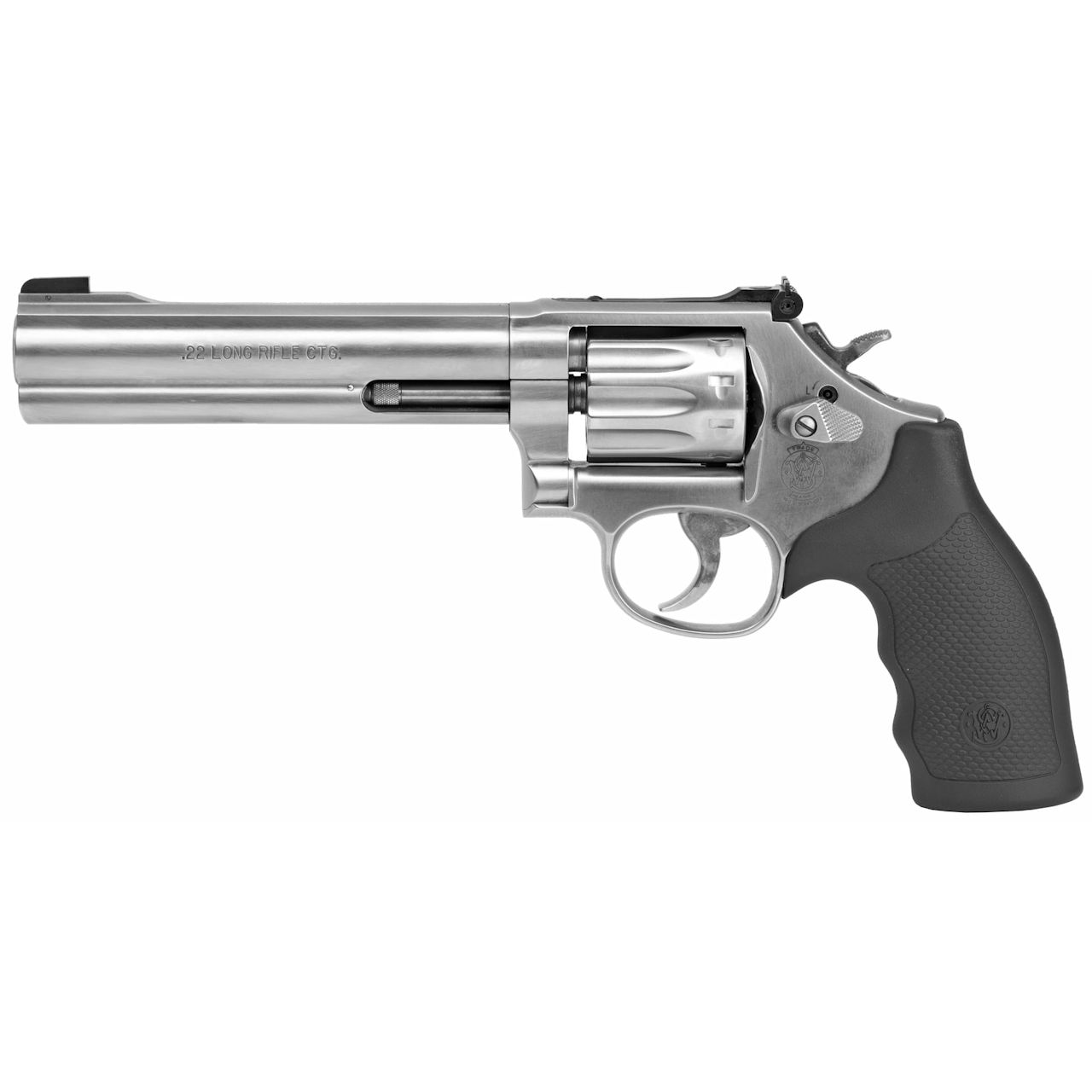 Smith & Wesson 617 .22 LR Revolver 10Rd 6 K-Frame SS Metalwork Patridge Frt-img-2