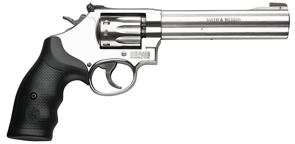 Smith & Wesson 617 .22 LR Revolver 10Rd 6 K-Frame SS Metalwork Patridge Frt-img-3