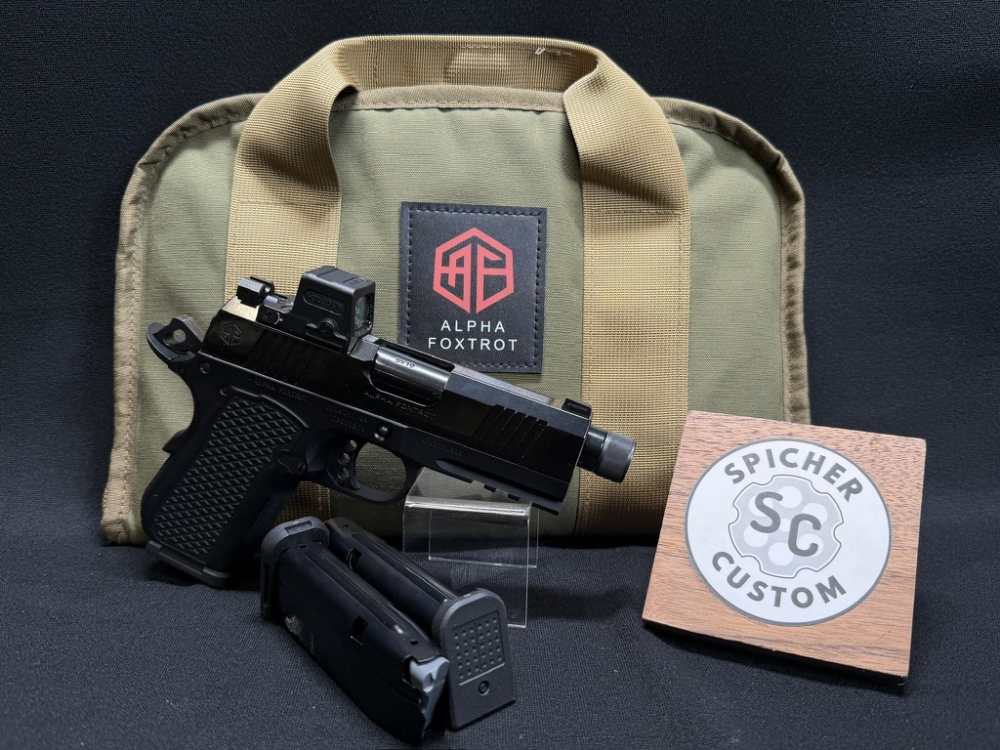 Alpha Foxtrot AF1911-S15 9mm 3.5" Threaded - High Polish DLC - EPS Carry-img-0