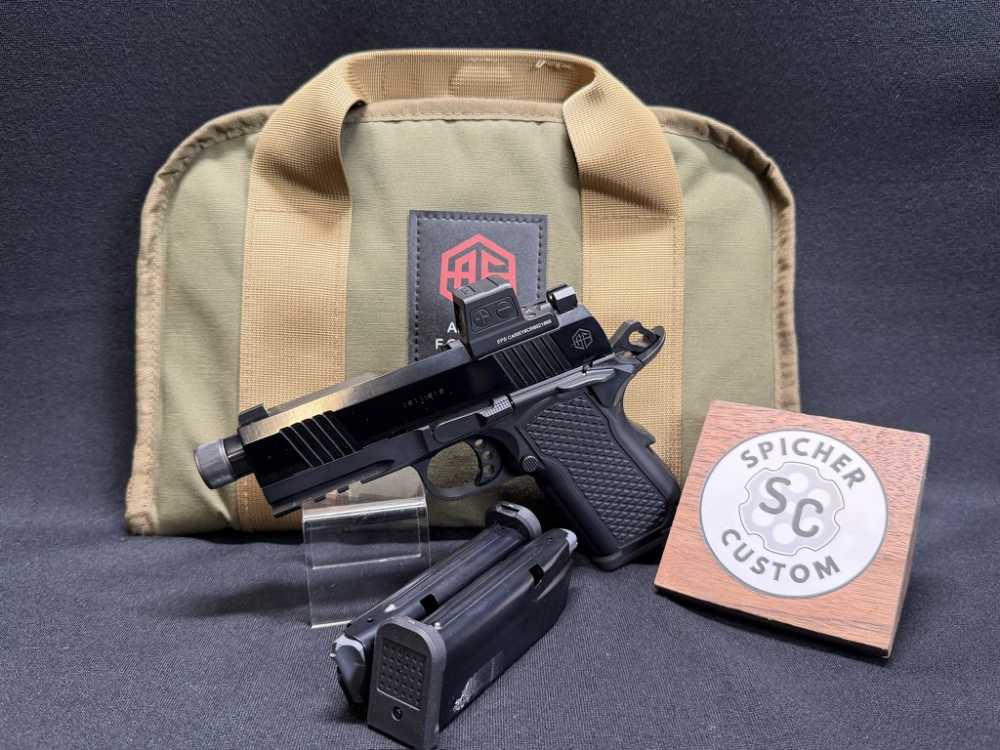 Alpha Foxtrot AF1911-S15 9mm 3.5" Threaded - High Polish DLC - EPS Carry-img-1