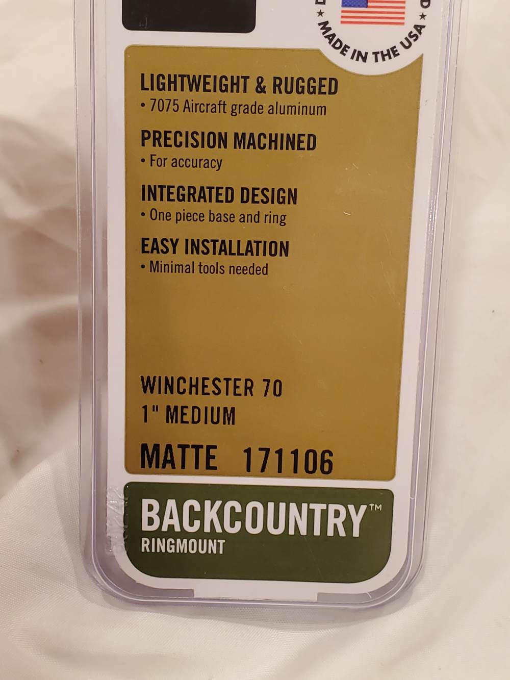 Leupold Backcounty Scope Rings For Winchester Model 70 171106  DEAL!!-img-2