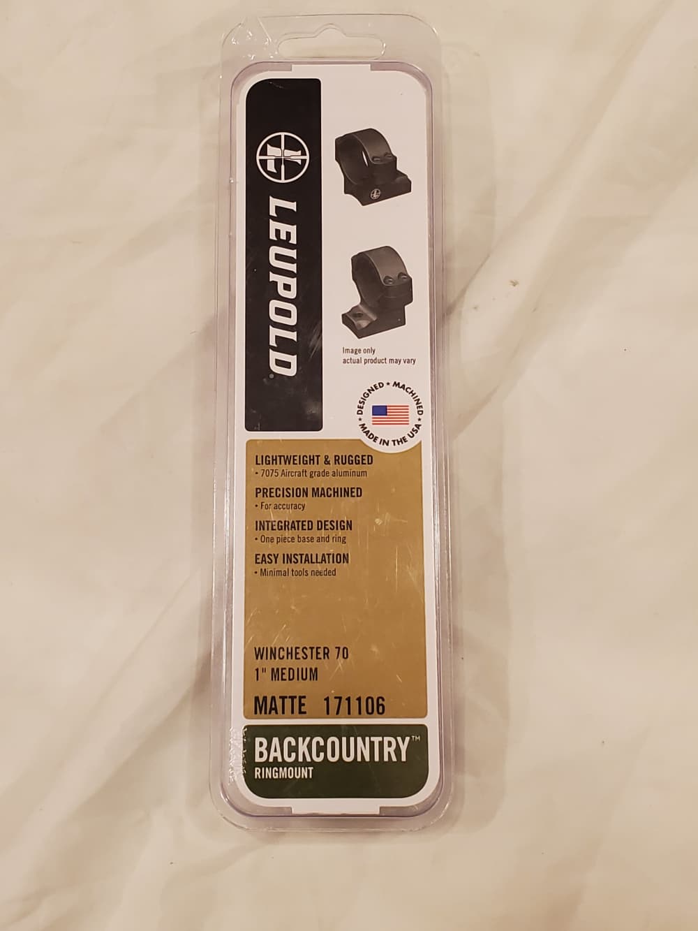 Leupold Backcounty Scope Rings For Winchester Model 70 171106  DEAL!!-img-1