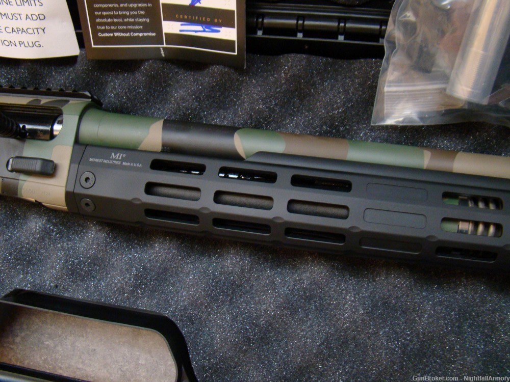 Beretta 1301 LTT Langdon Tactical Custom 12ga 1301T Gen 3 M81 Woodland Camo-img-10