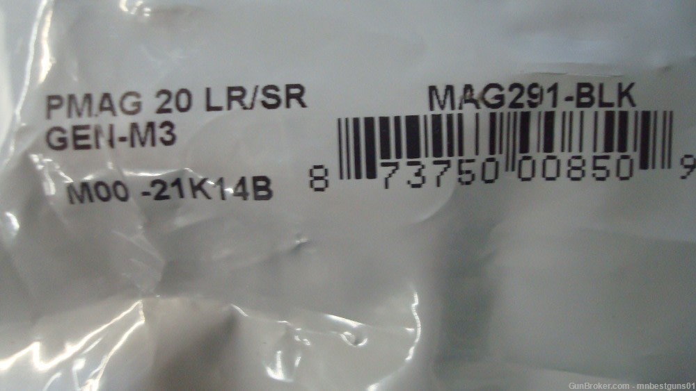 MAGPUL PMAG 20 LR/SR MAG291-BLK .308 Win & 7.62x51 Shipping Included-img-4