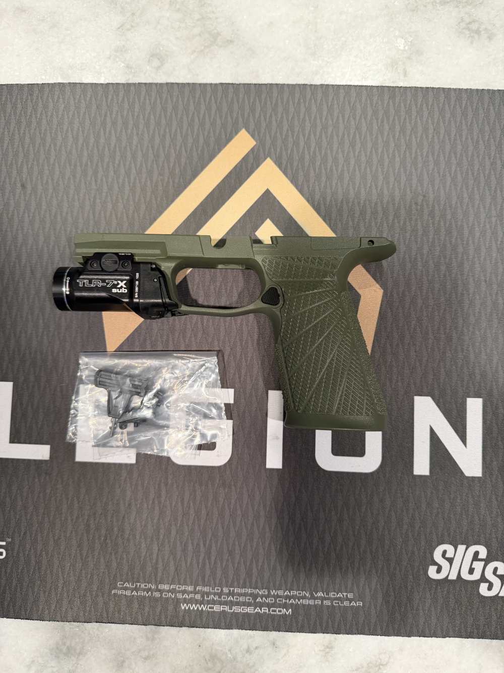 Sig P365 XMacro Wilson Combat Grip with Streamlight TRL7 sub-img-0