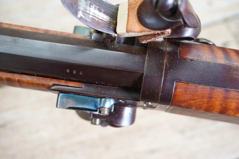 Leonard Day SWIVEL flint lock double barrel scarce 32in MUST SEE L. Day-img-49