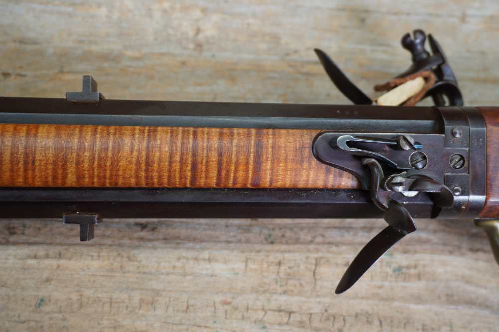 Leonard Day SWIVEL flint lock double barrel scarce 32in MUST SEE L. Day-img-34