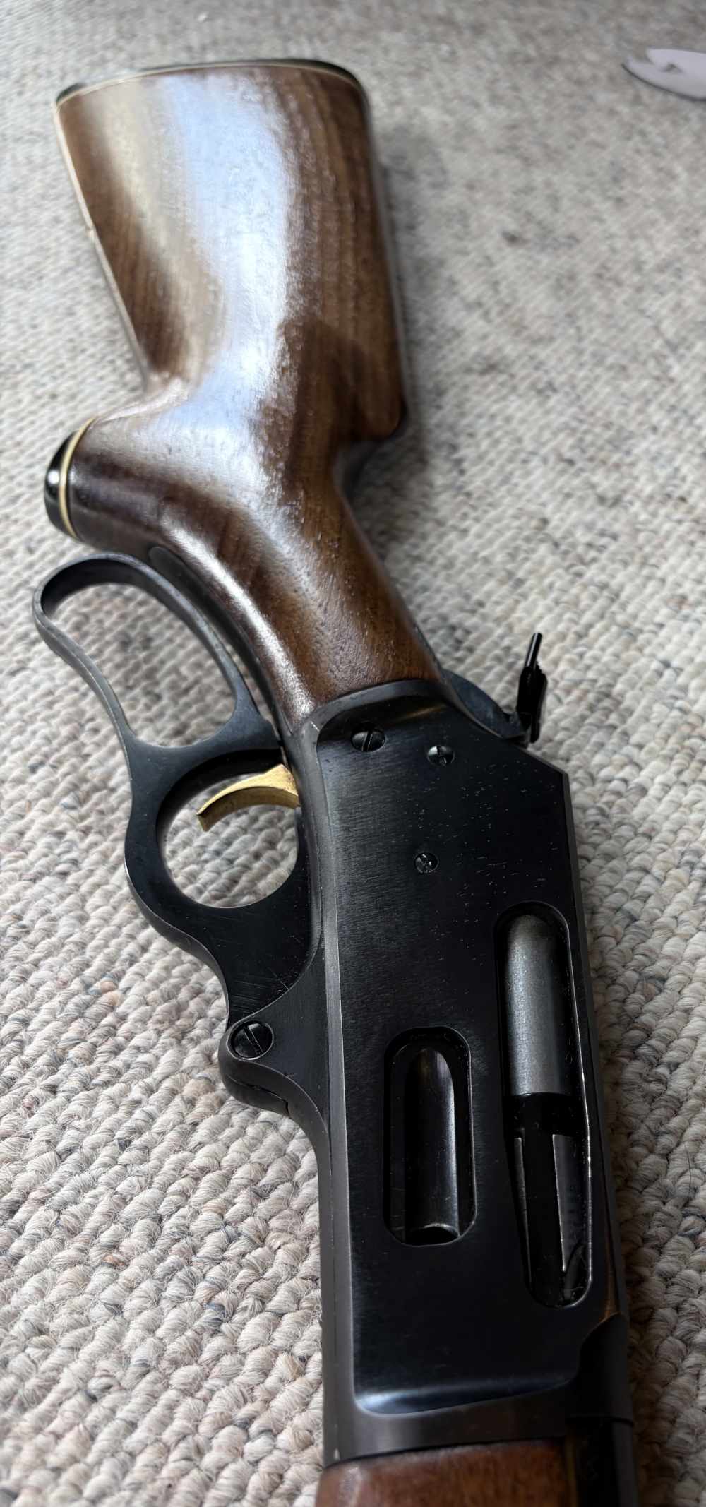 Marlin 336 Lever Action JM Bar,  Case,  (Man 1971) Golden Trigger-img-13