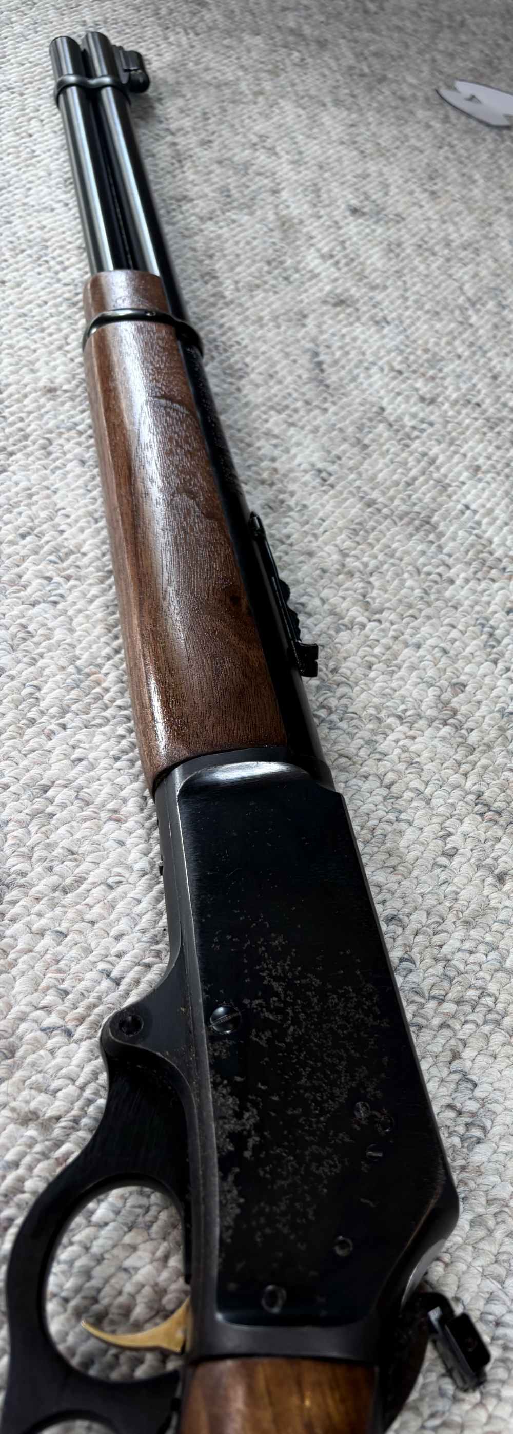Marlin 336 Lever Action JM Bar,  Case,  (Man 1971) Golden Trigger-img-6