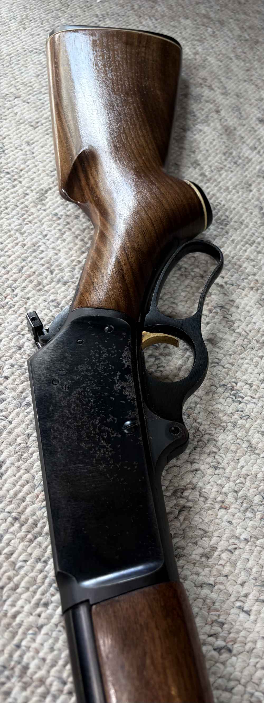 Marlin 336 Lever Action JM Bar,  Case,  (Man 1971) Golden Trigger-img-9