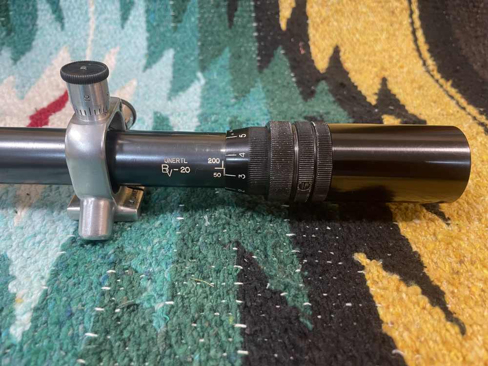 Vintage J.Unertl BV-20 Bench rest/Target scope -img-1