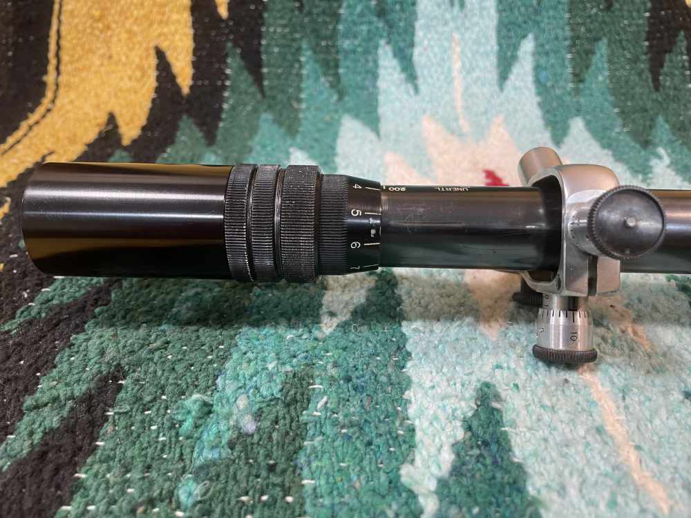 Vintage J.Unertl BV-20 Bench rest/Target scope -img-9