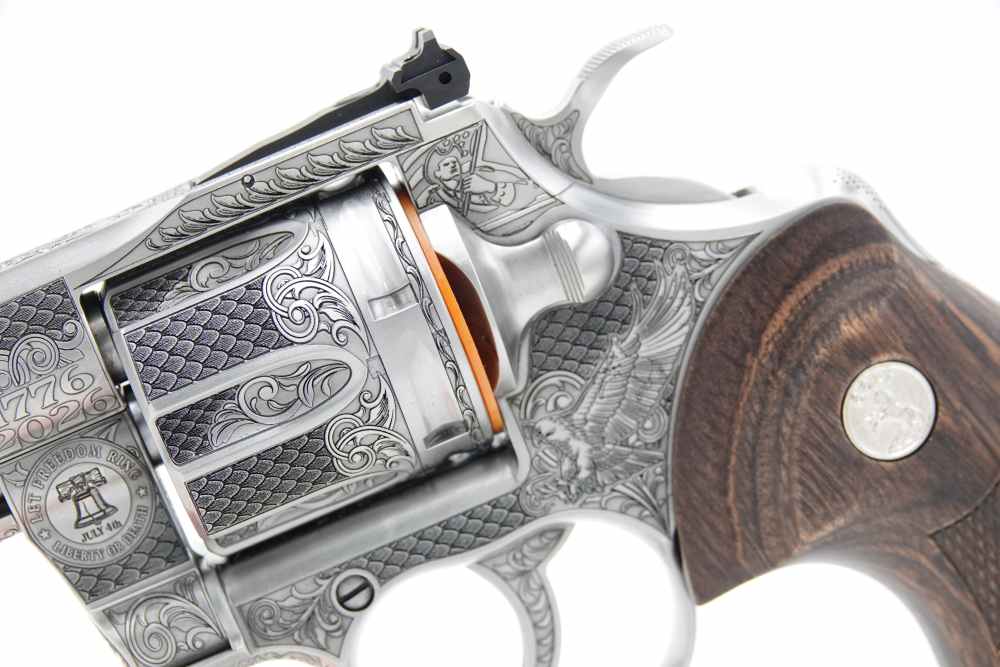 Custom Engraved Colt Python 6" 357 MAG AMERICA 250 250th ANNIVERSARY-img-7