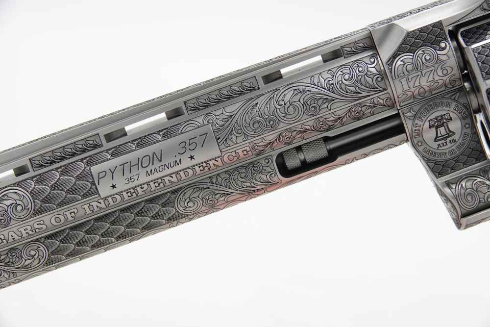 Custom Engraved Colt Python 6" 357 MAG AMERICA 250 250th ANNIVERSARY-img-5