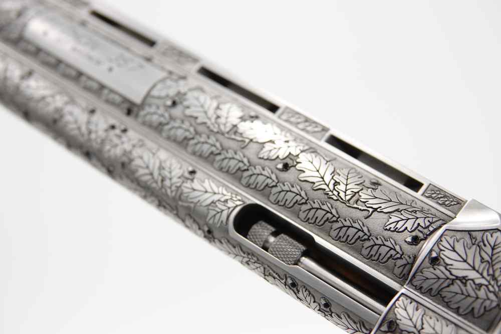 New! Oak Forest Collectible Stunning Custom Engraved Colt Python 8" 357 MAG-img-41