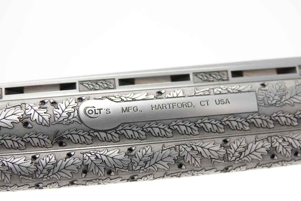 New! Oak Forest Collectible Stunning Custom Engraved Colt Python 8" 357 MAG-img-31