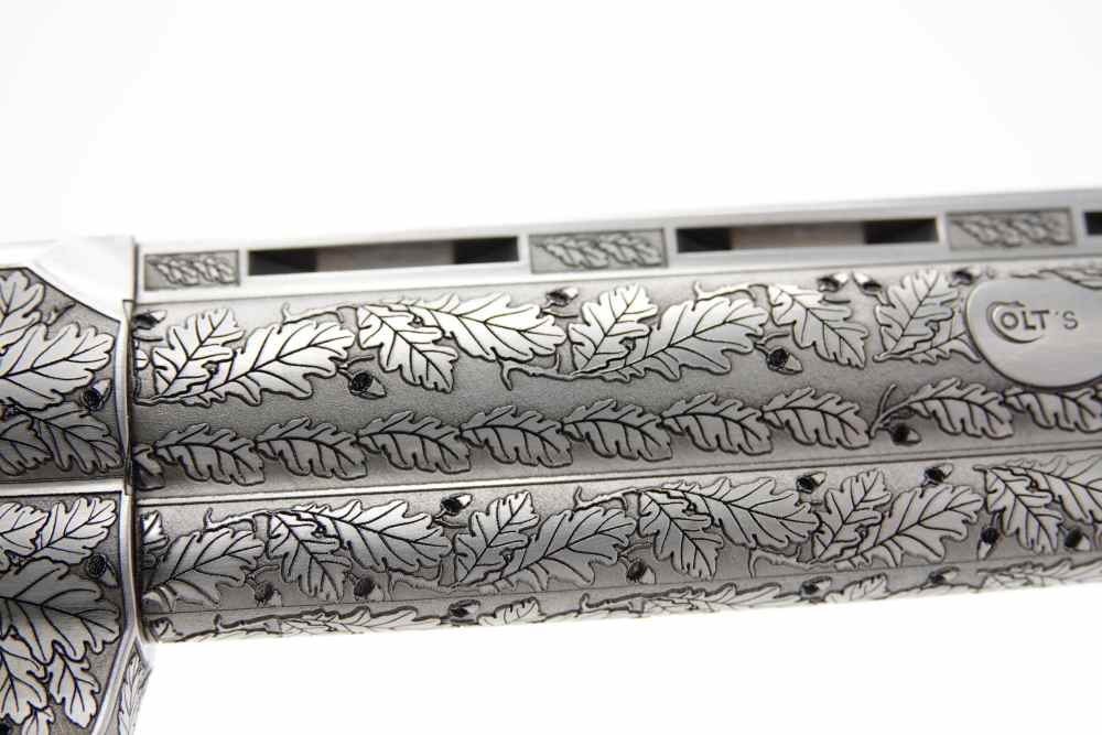 New! Oak Forest Collectible Stunning Custom Engraved Colt Python 8" 357 MAG-img-32