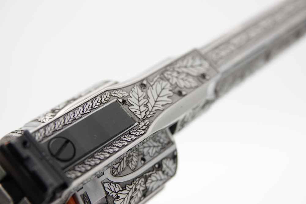 New! Oak Forest Collectible Stunning Custom Engraved Colt Python 8" 357 MAG-img-22