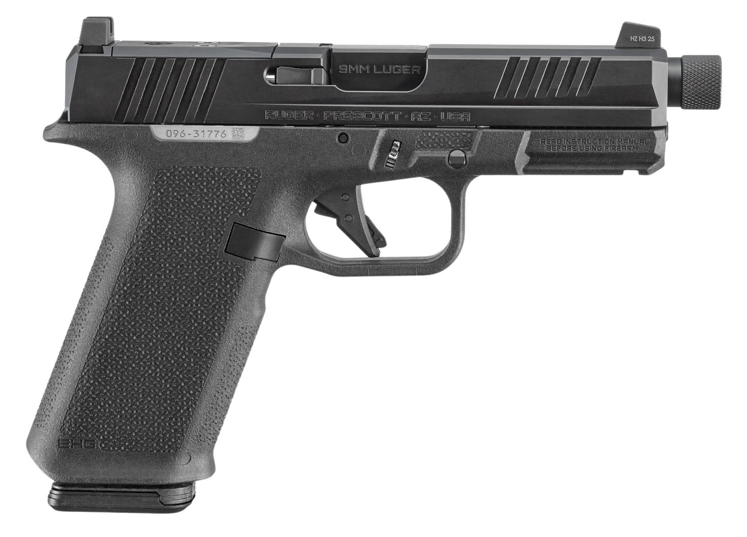 Ruger RXM 9mm Luger Pistol 4.50 Black 19445-img-0