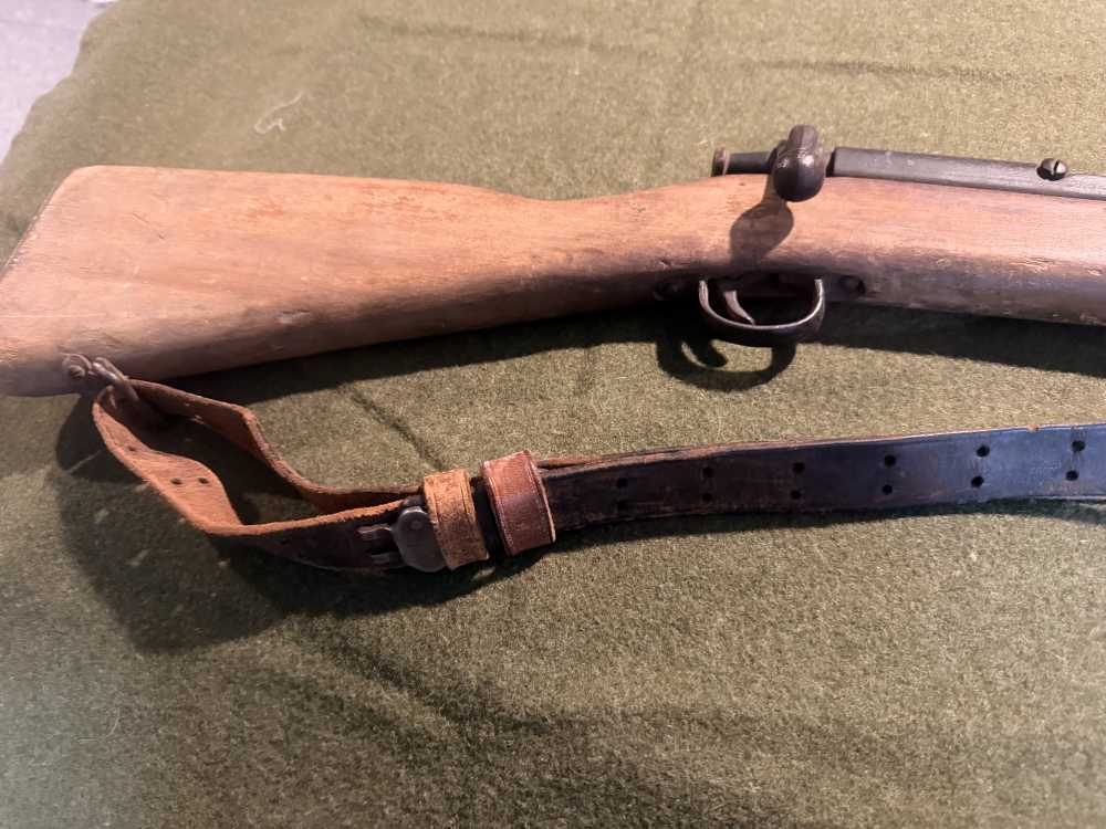 WWII US NAVY Parris-Dunn Mark I training rifle w/bayonet-img-5