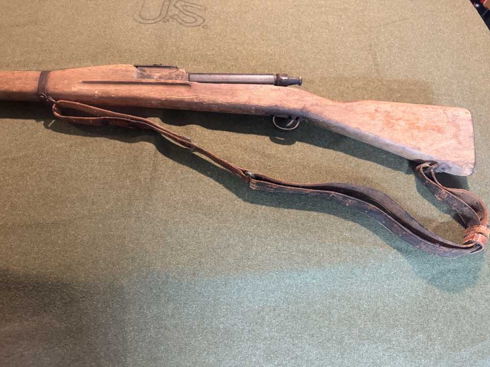 WWII US NAVY Parris-Dunn Mark I training rifle w/bayonet-img-7