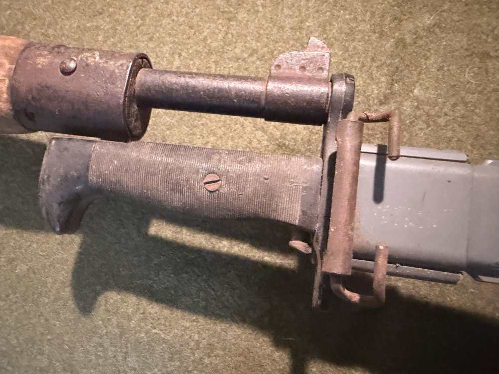 WWII US NAVY Parris-Dunn Mark I training rifle w/bayonet-img-4