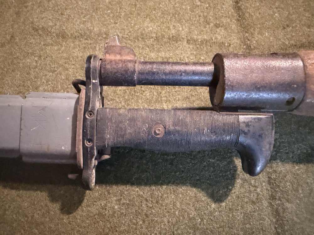 WWII US NAVY Parris-Dunn Mark I training rifle w/bayonet-img-8
