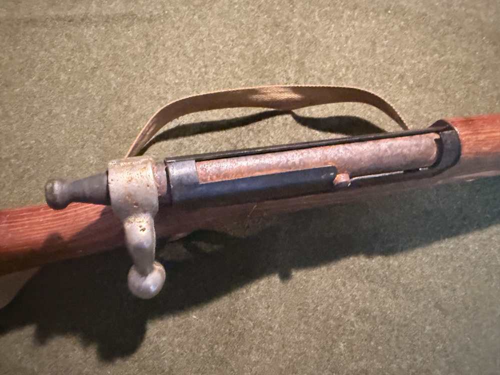 WWII US NAVY Parris-Dunn Mark I training rifle w/bayonet-img-2