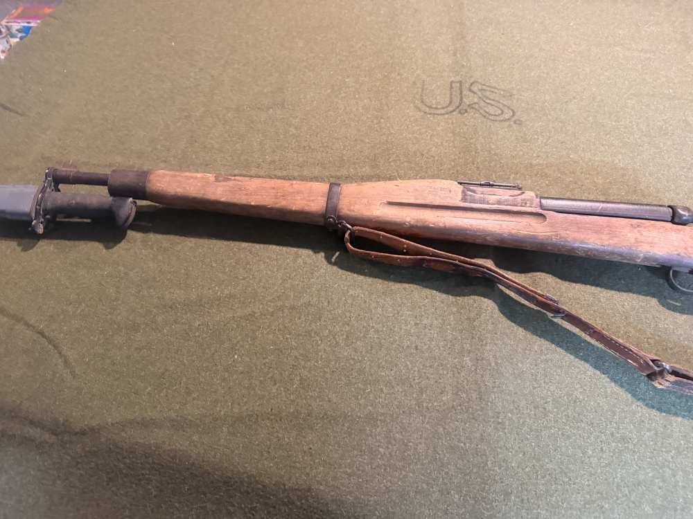 WWII US NAVY Parris-Dunn Mark I training rifle w/bayonet-img-10