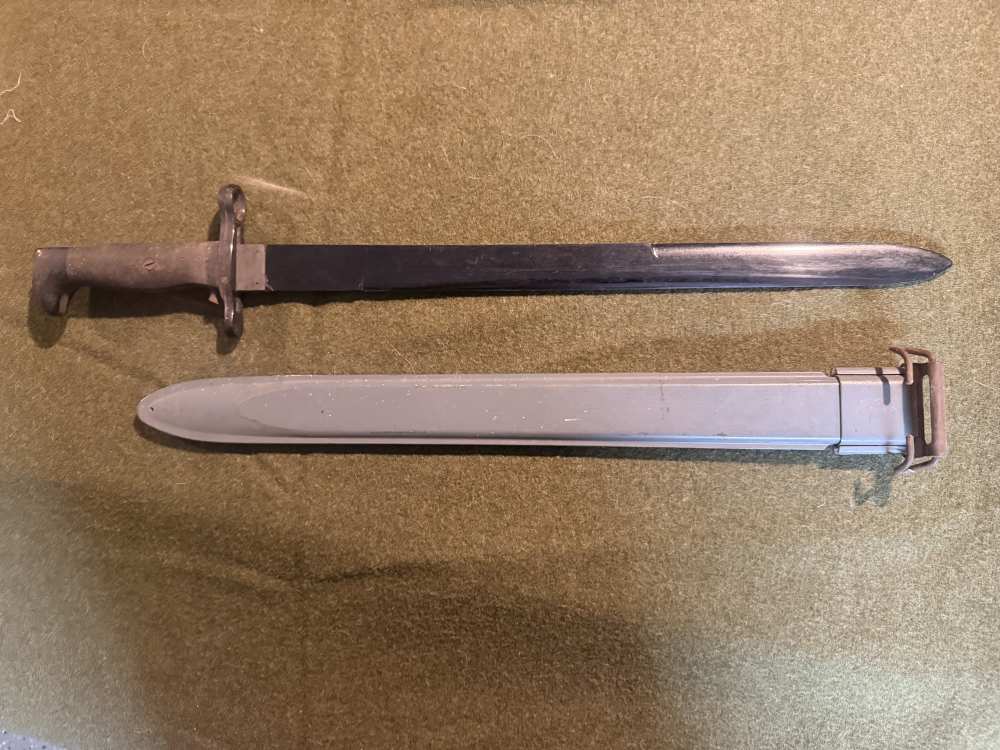 WWII US NAVY Parris-Dunn Mark I training rifle w/bayonet-img-11