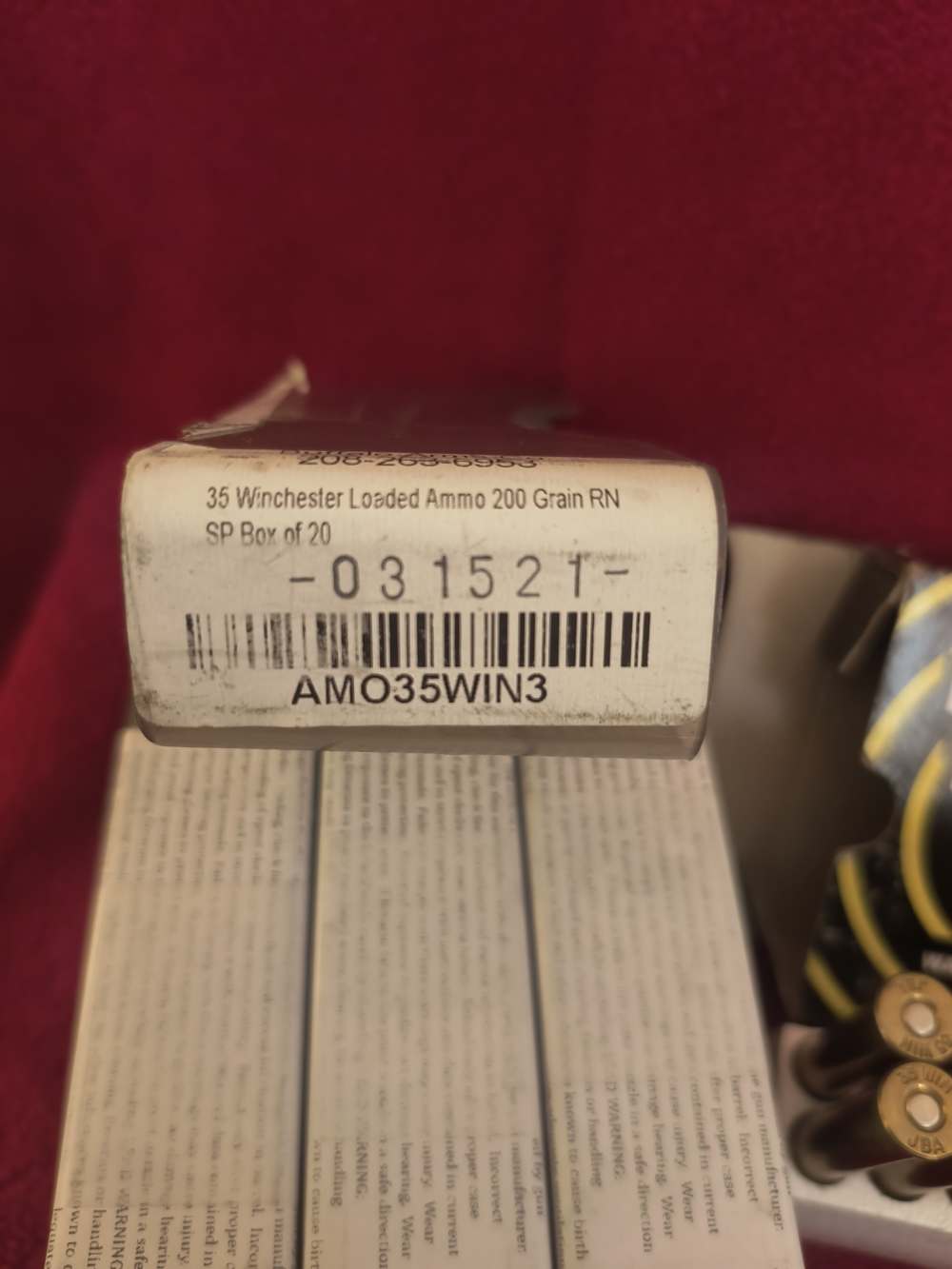 Buffalo Arms Co. 35 Winchester 200 grain RN SP 202 total rounds-img-3