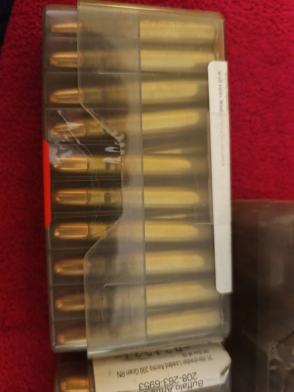 Buffalo Arms Co. 35 Winchester 200 grain RN SP 202 total rounds-img-6