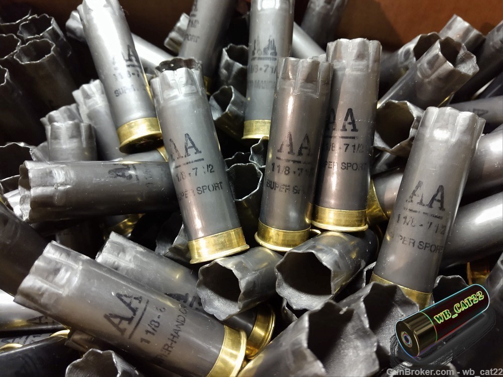 1750ish Grey Winchester AA once fired 12 ga. 2-3/4" hulls-img-0